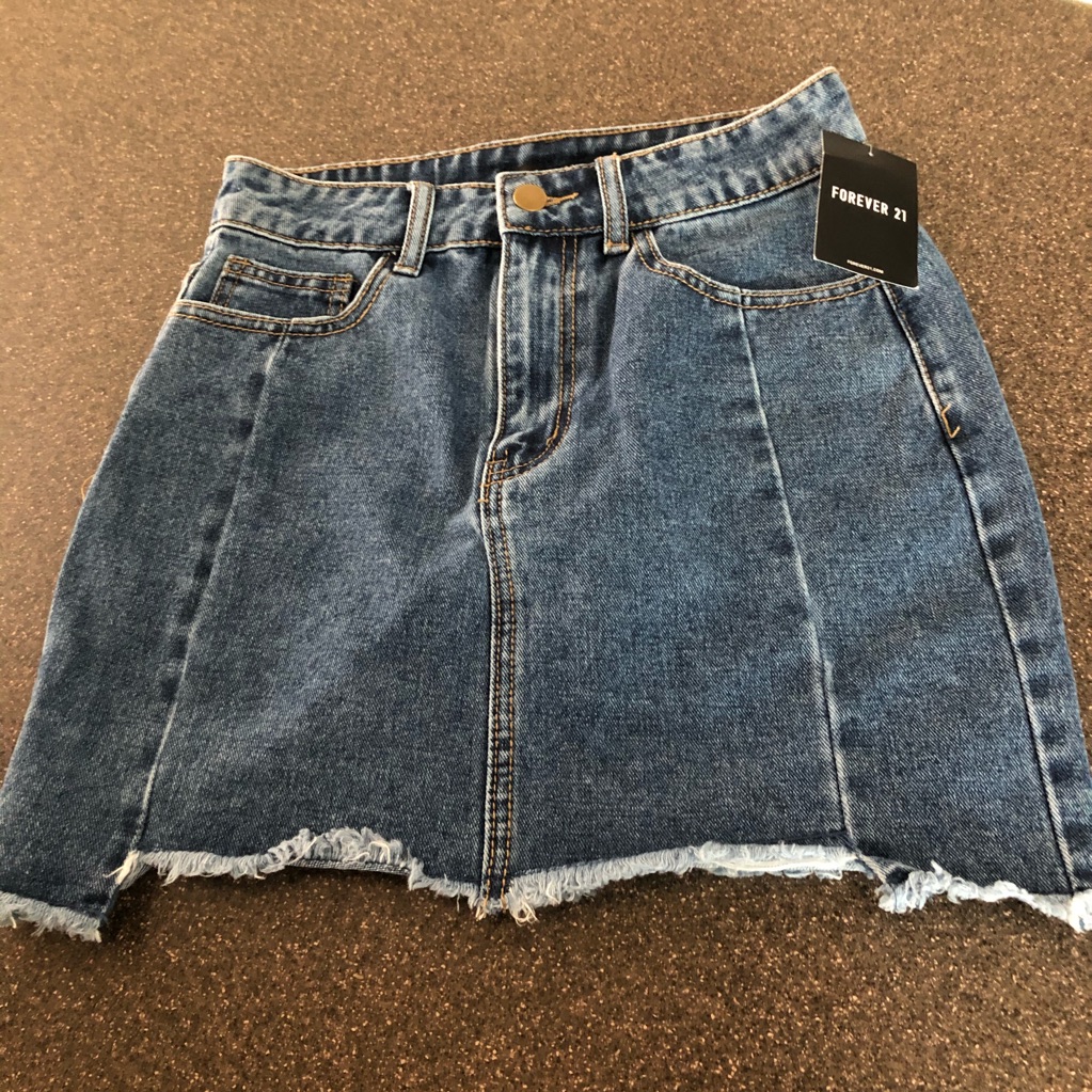 Forever 22 Denim Skirt Brand New With Tags